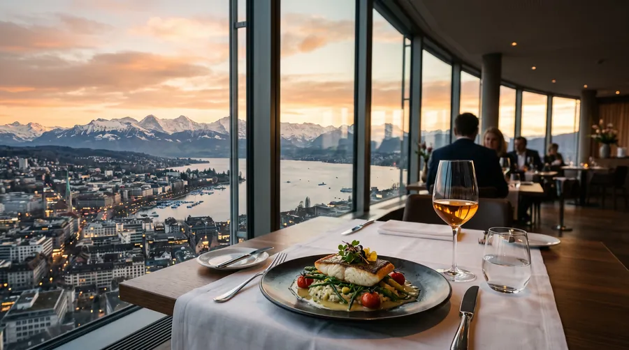 Clouds, Restaurante con vistas en Zúrich