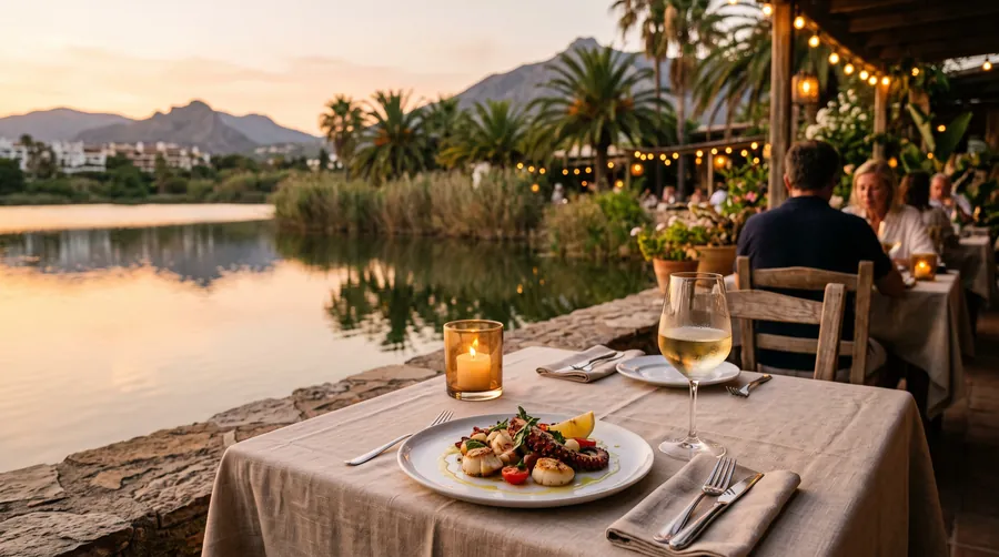 El Lago, Alta cocina en Marbella