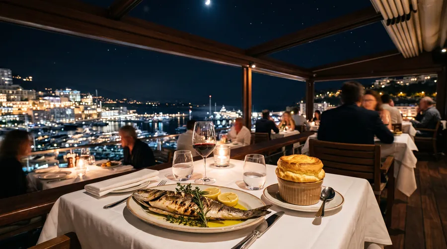 Le Grill, Restaurante con vistas en Mónaco