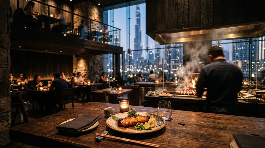 Zuma Dubai, Restaurante asiático en Dubái